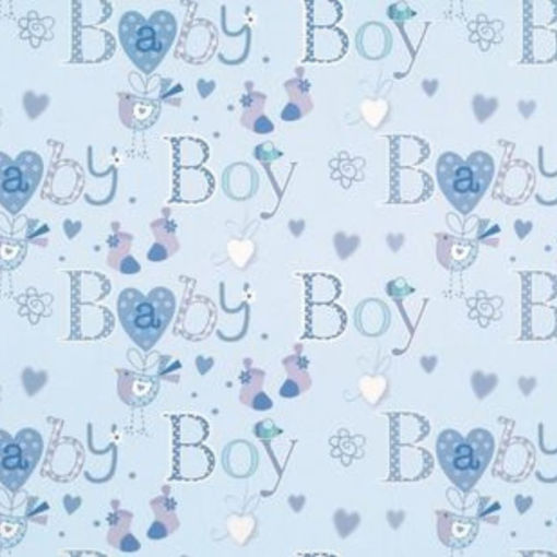 Picture of GIFT WRAPPING BABY BOY 50X70CM